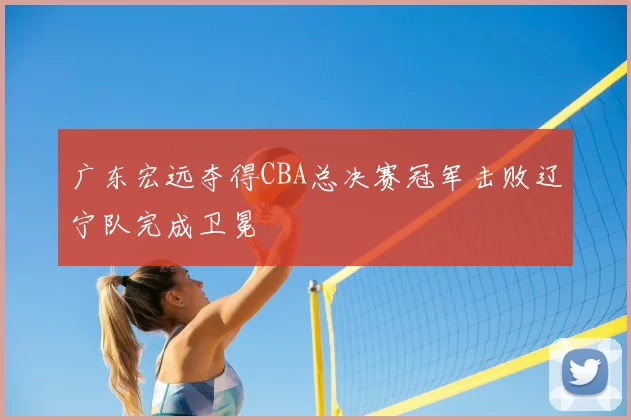 广东宏远夺得CBA总决赛冠军击败辽宁队完成卫冕