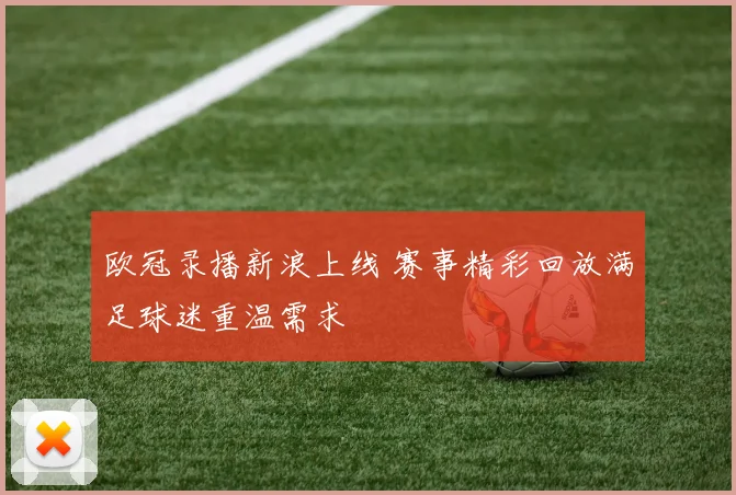 欧冠录播新浪上线 赛事精彩回放满足球迷重温需求